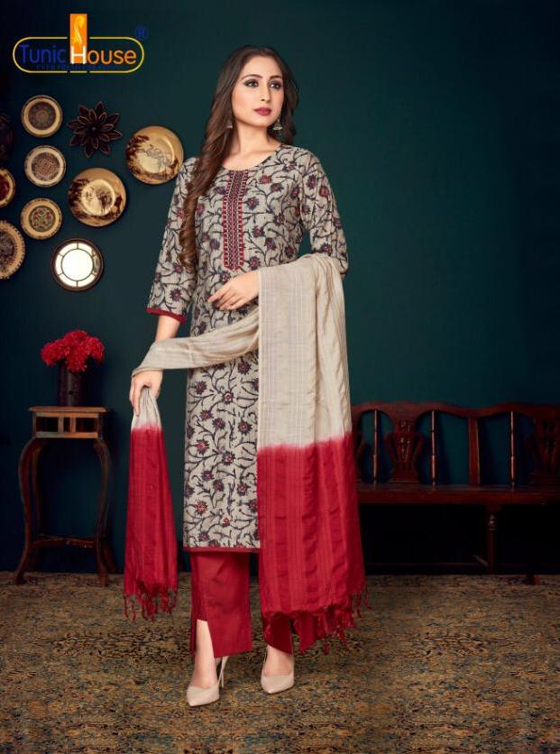 Neha Fashion Era Silk With Dupatta 84006