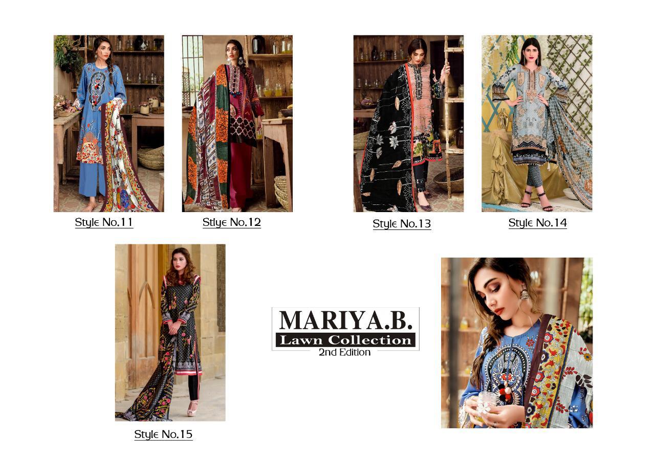 Mariya B Lawn Collection 2ND Addition 11-15
