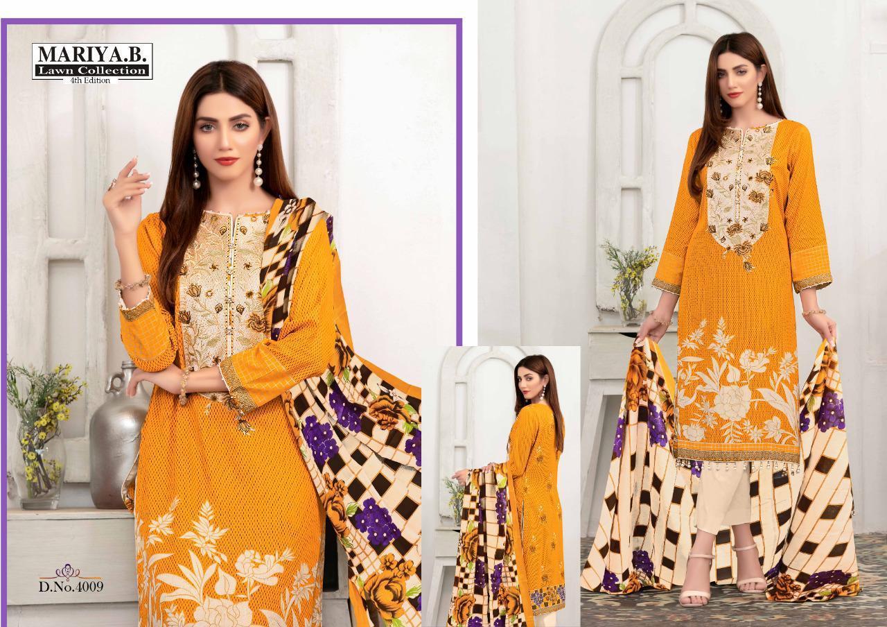 Maria B Lawn Collection  4009
