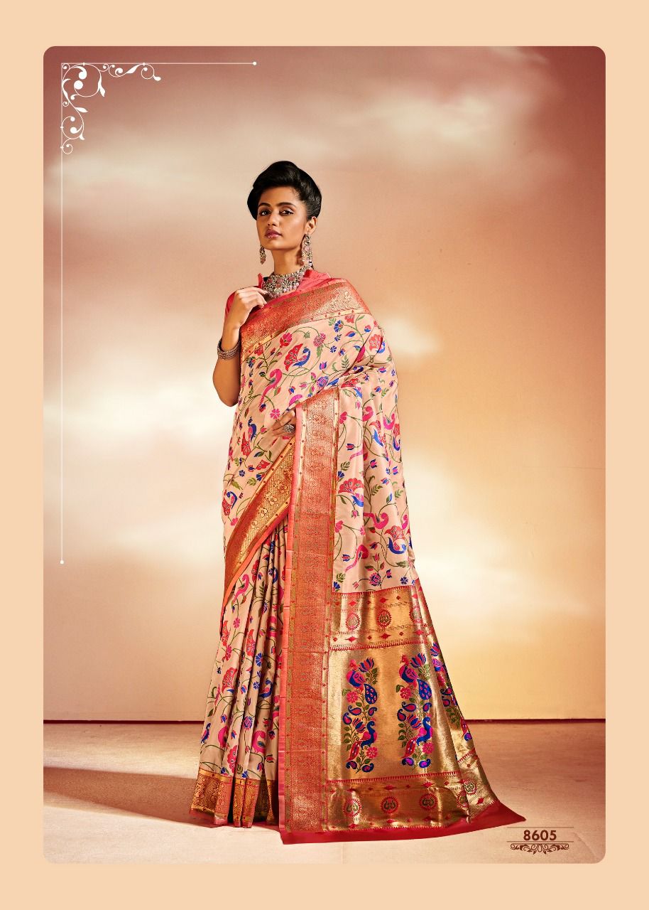 Rajyog Fabrics Aurora Silk 8605