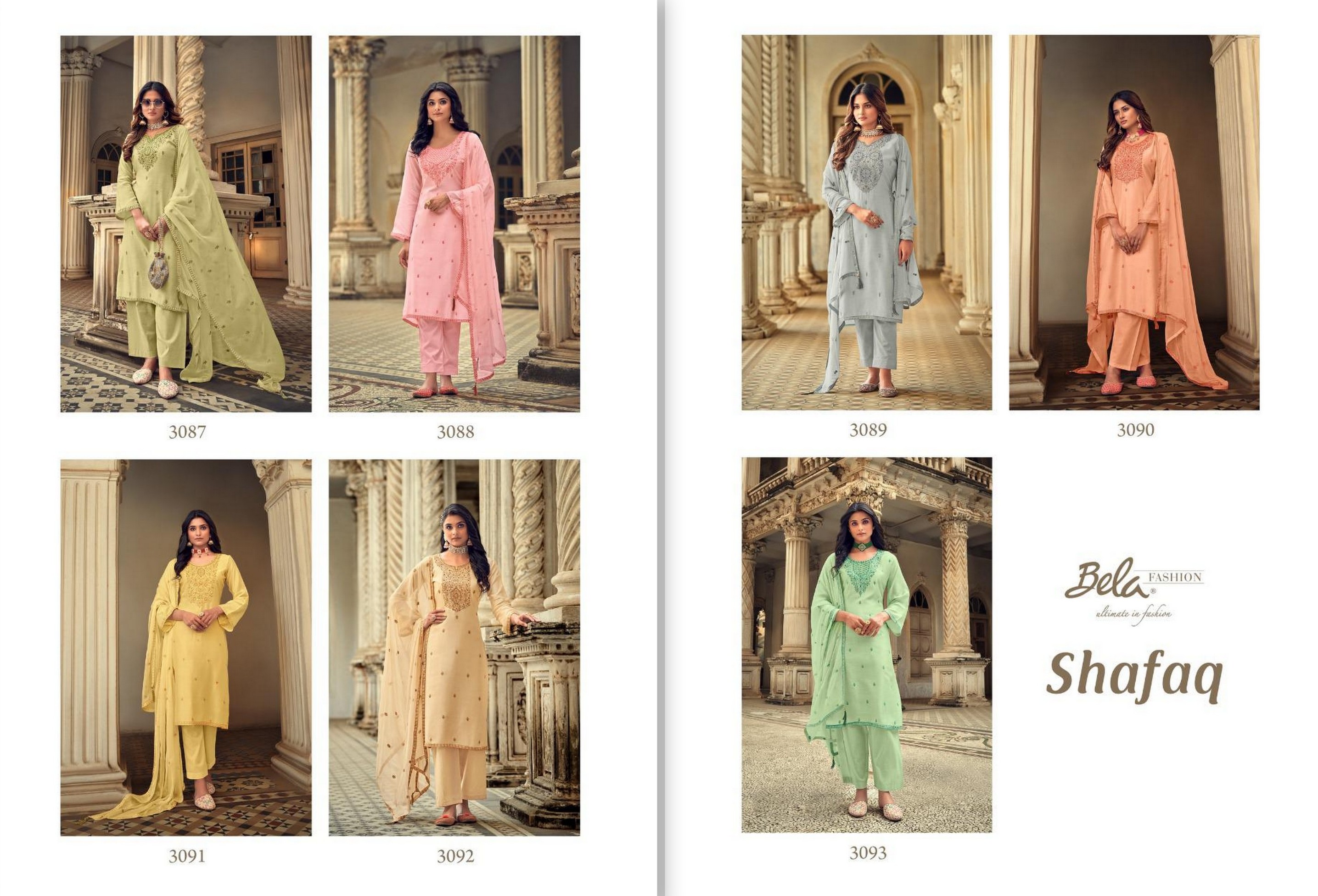Bela Fashion Shafaq 3087-3093