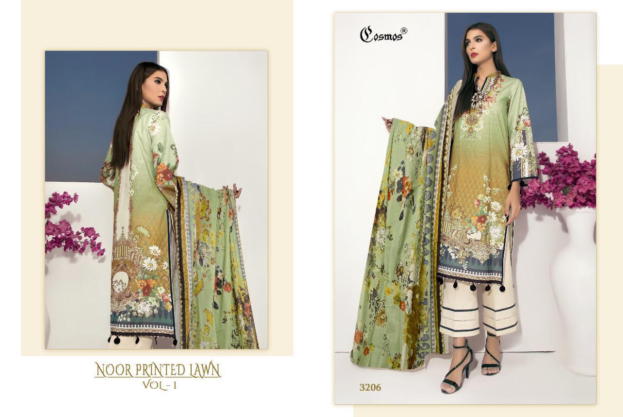 Cosmos Fashion Noor Printed Lawn 3206