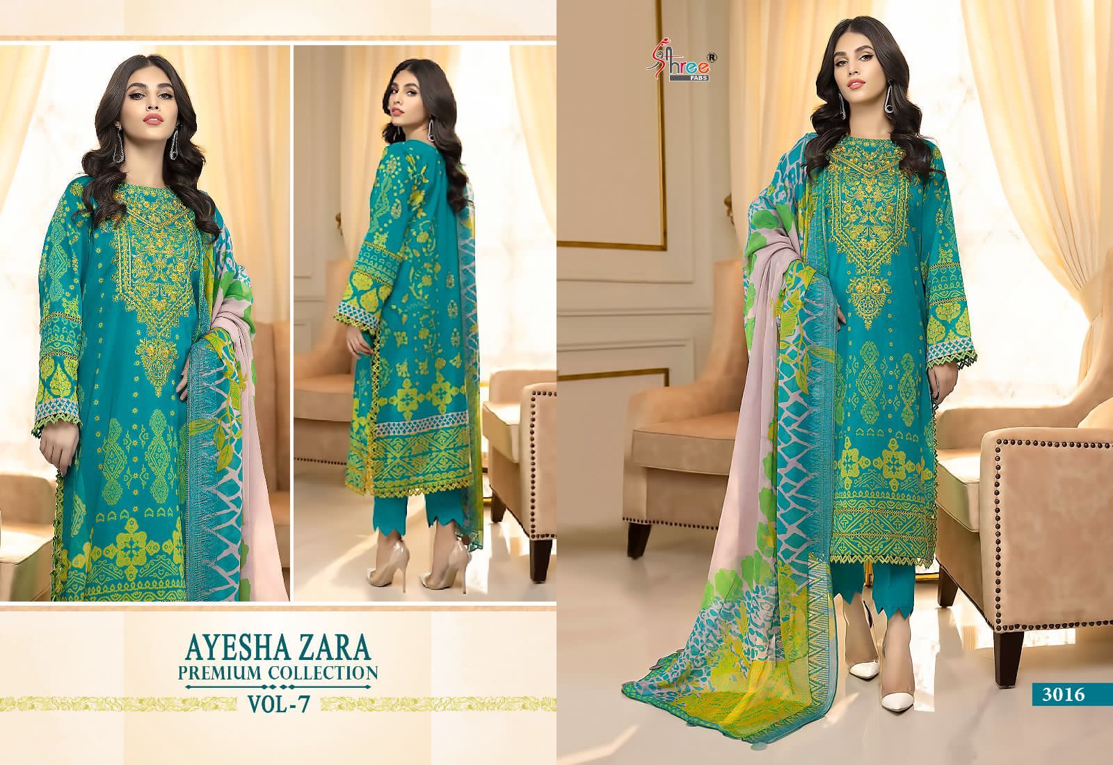 Shree Fab Ayesha Zara Premium Collection 3016