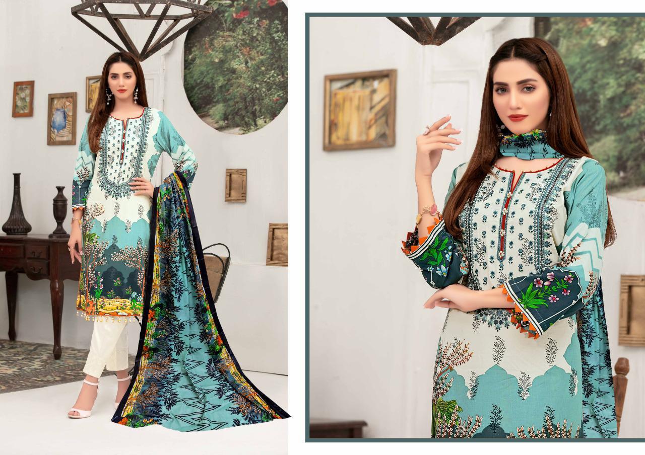 Maria B Lawn Collection  4001