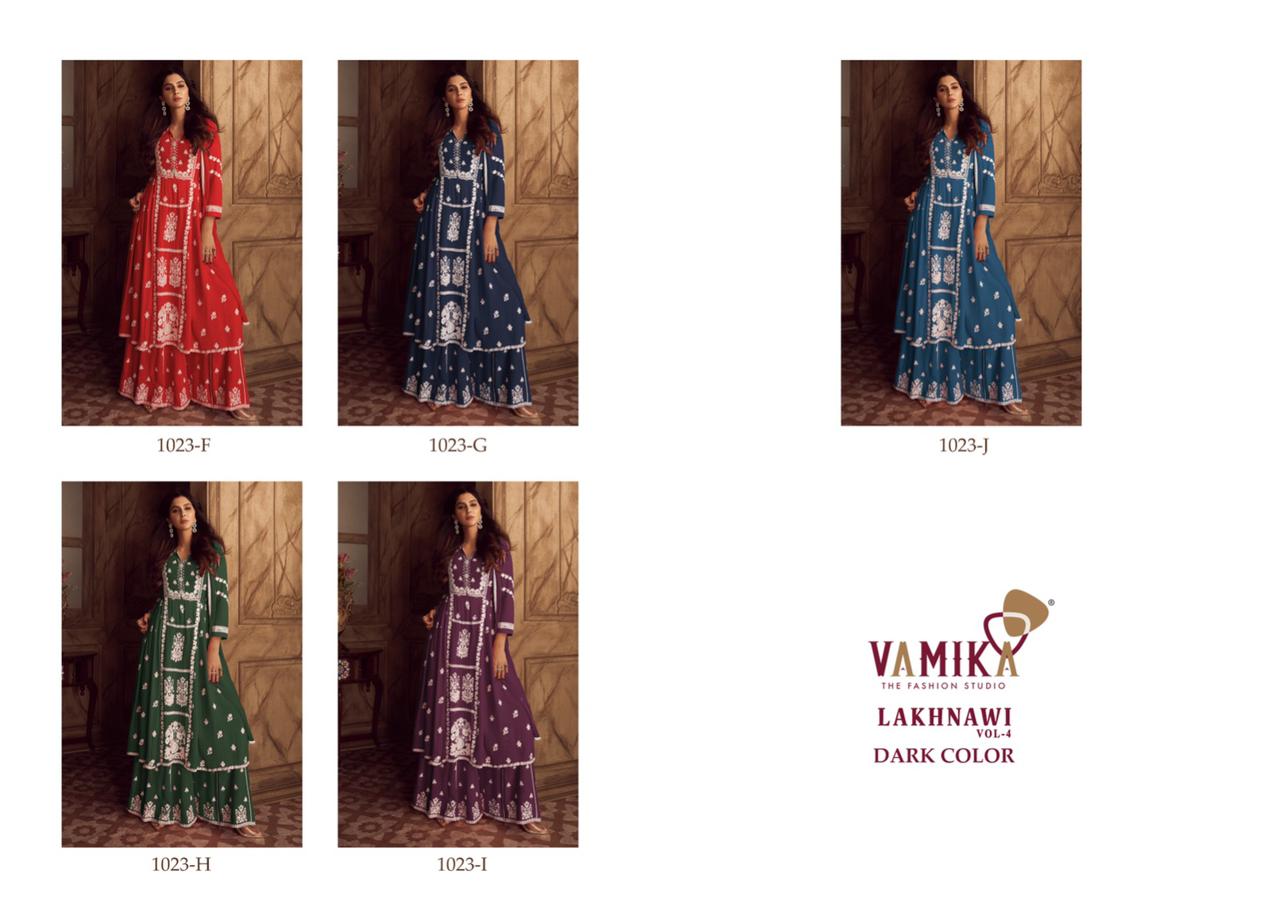 Vamika Fashion Lakhnawi 1023 Colors