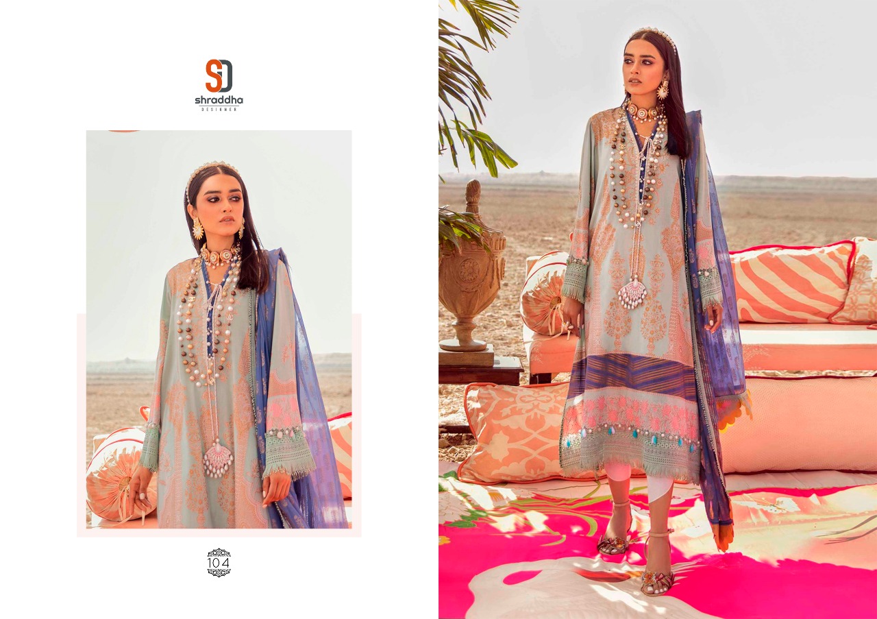 Shraddha Designer Sana Safina Print Collection 104