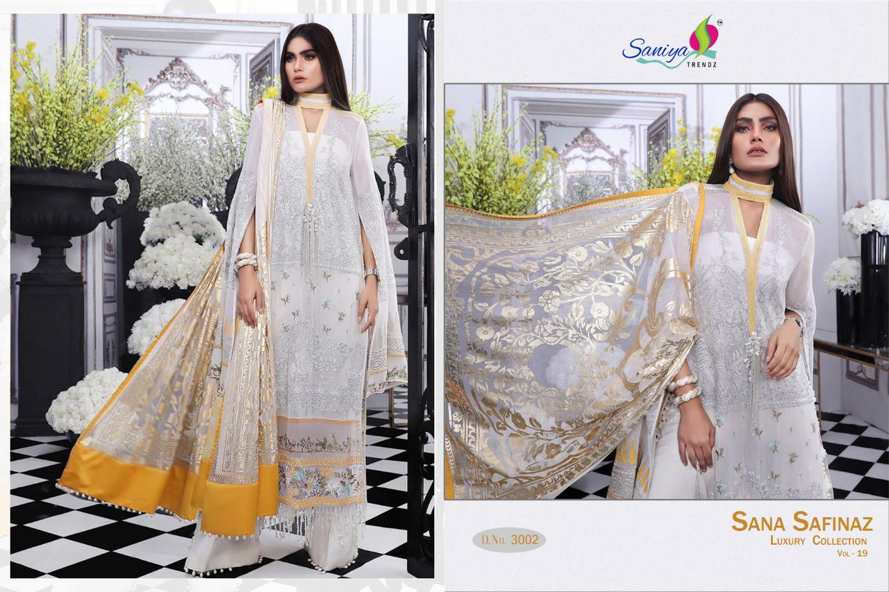 Saniya Trendz Sana Safinaz Luxury Collection 3002