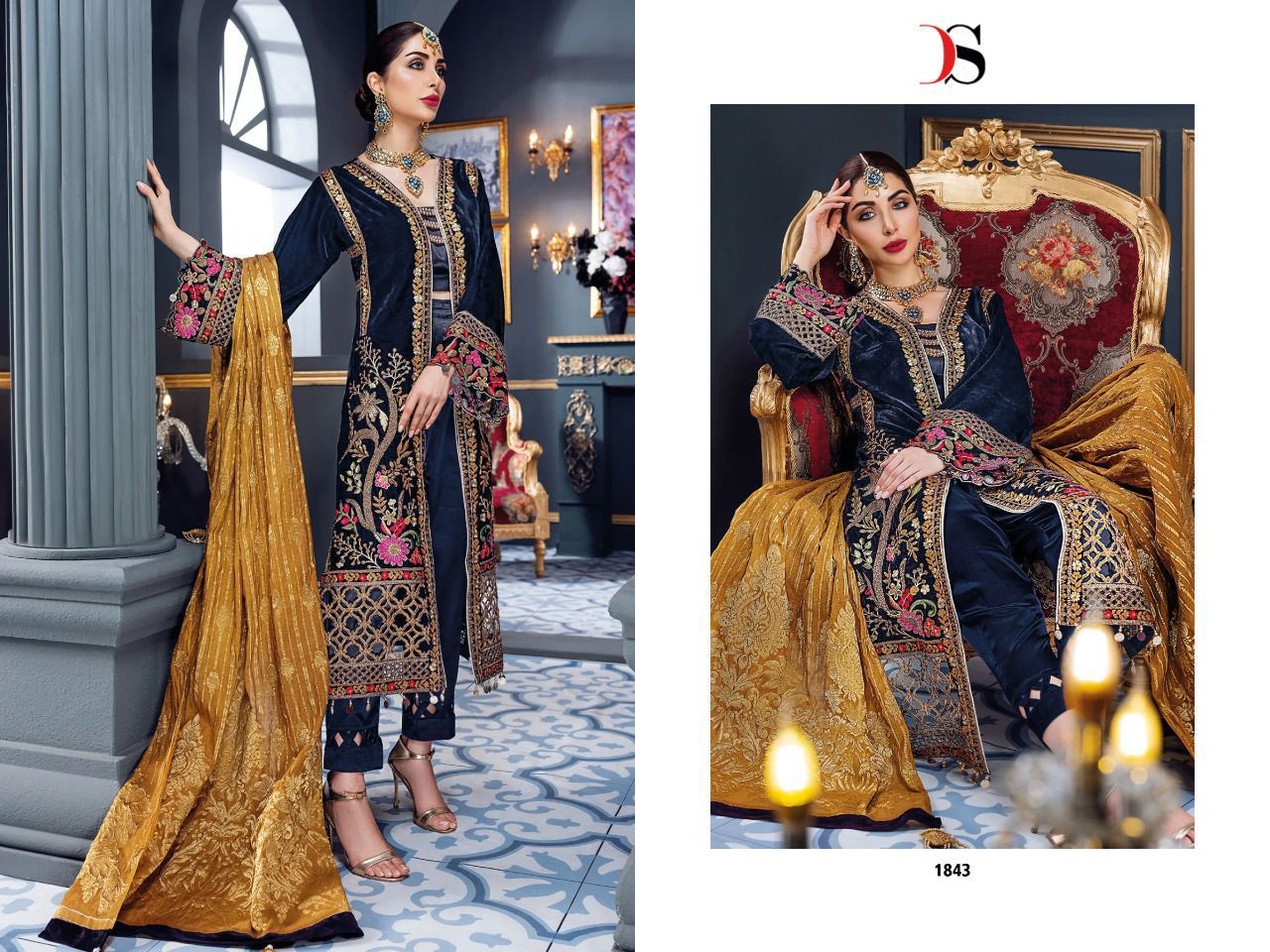 Deepsy Suits Baroque Velvet Collection 1843
