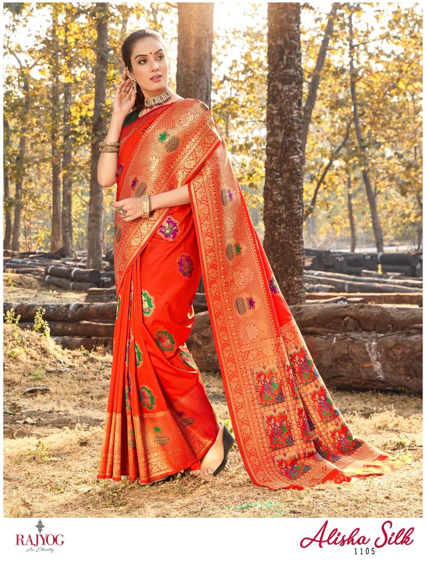 Rajyog Fabrics Alisha Silk 1105