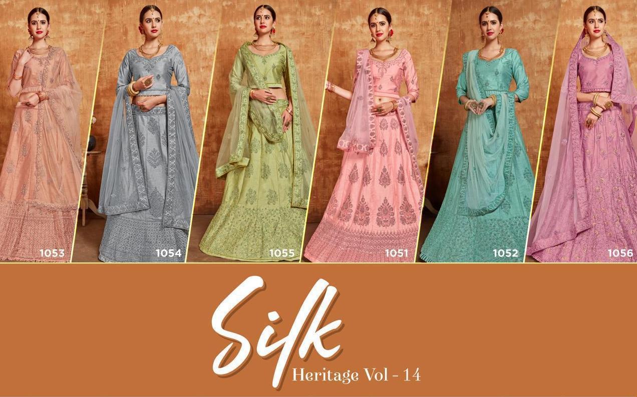 Silk Heritage Lehenga 1051-1056