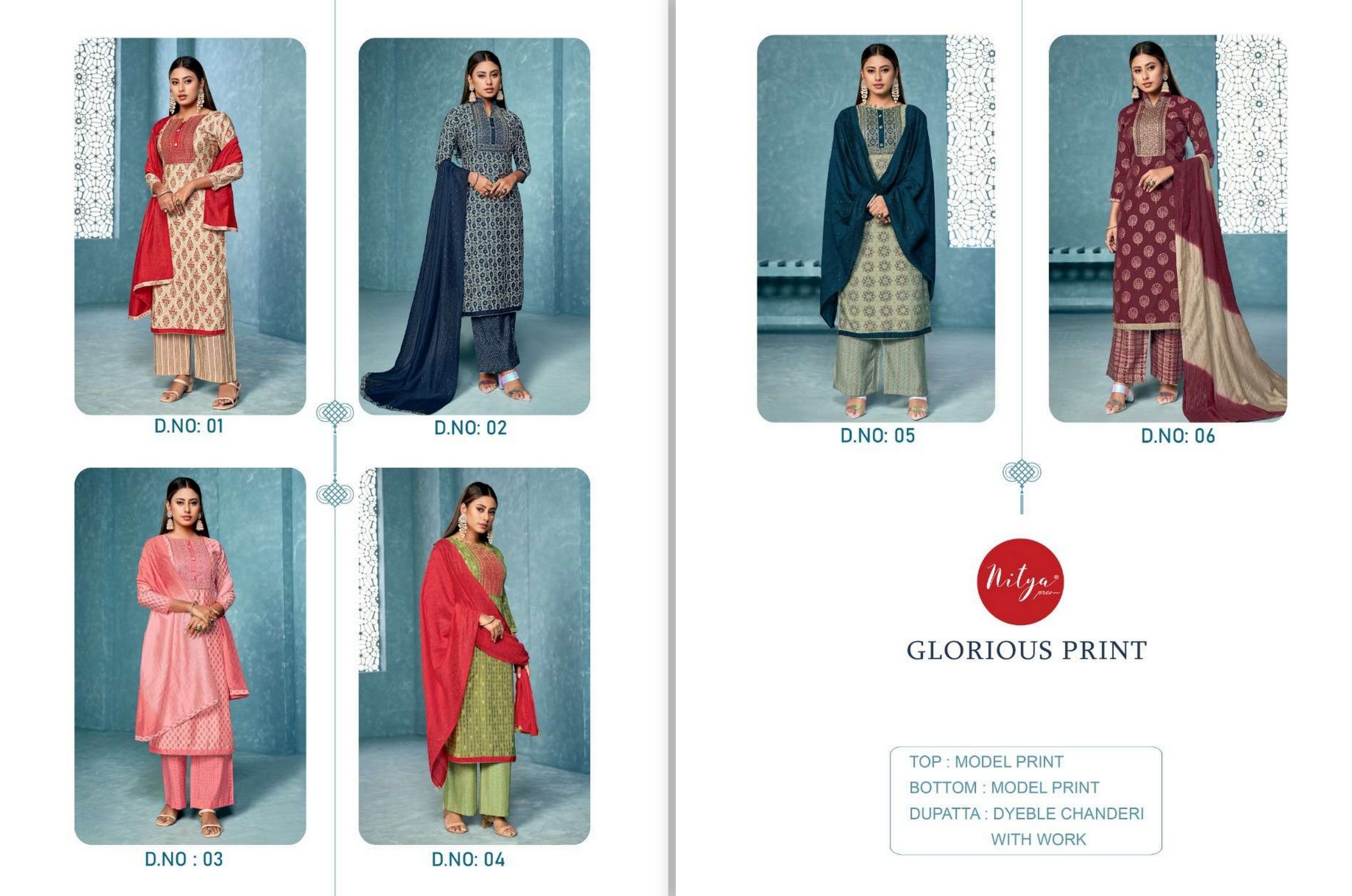 LT Fabric Nitya Glorious Print 01-06