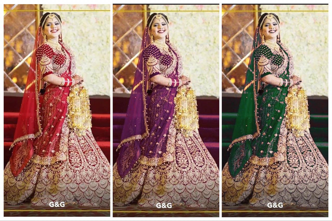 Deepjyothi Creations Bridal Lehenga DJ-125 Colors