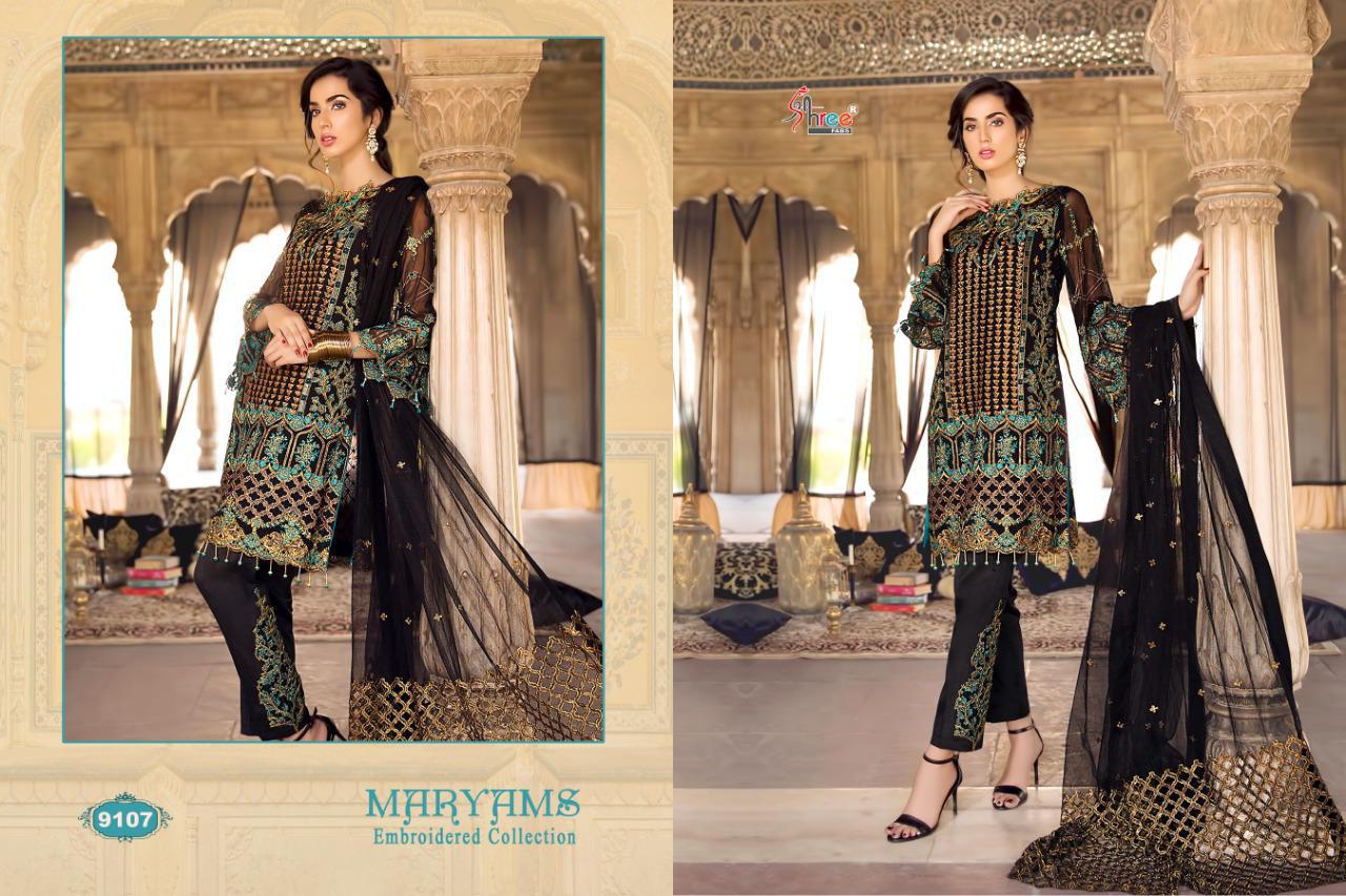 Shree Fabs Maryams Embroidered Collection 9107