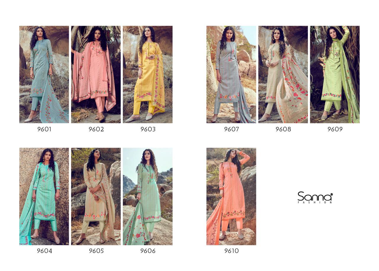 Sanna Fashion Saheera 9601-9610