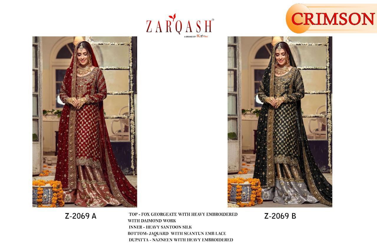Zarqash Crimson Z-2069 Colors 