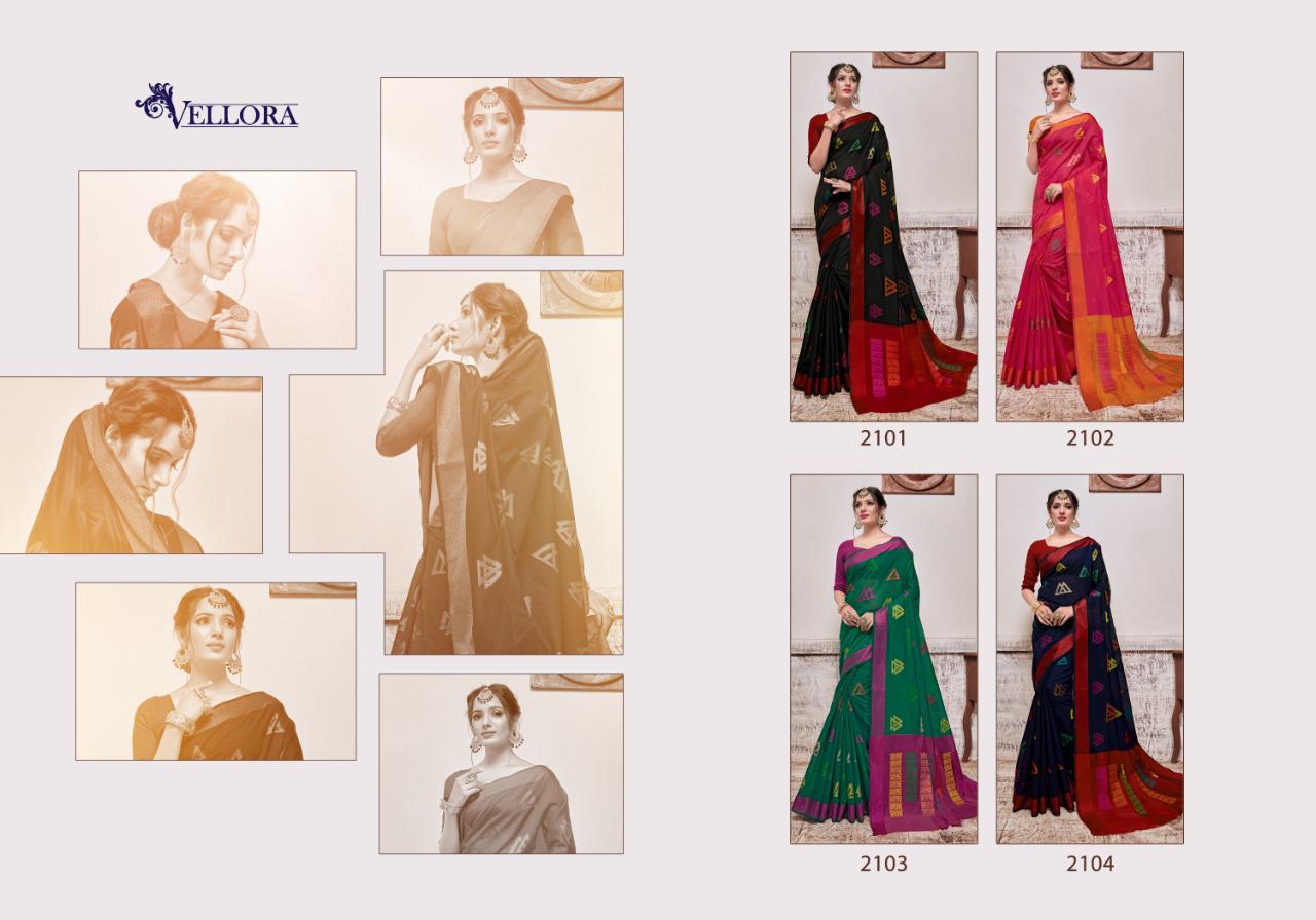 Vellora Saree Kaveri Silk 2101-2104