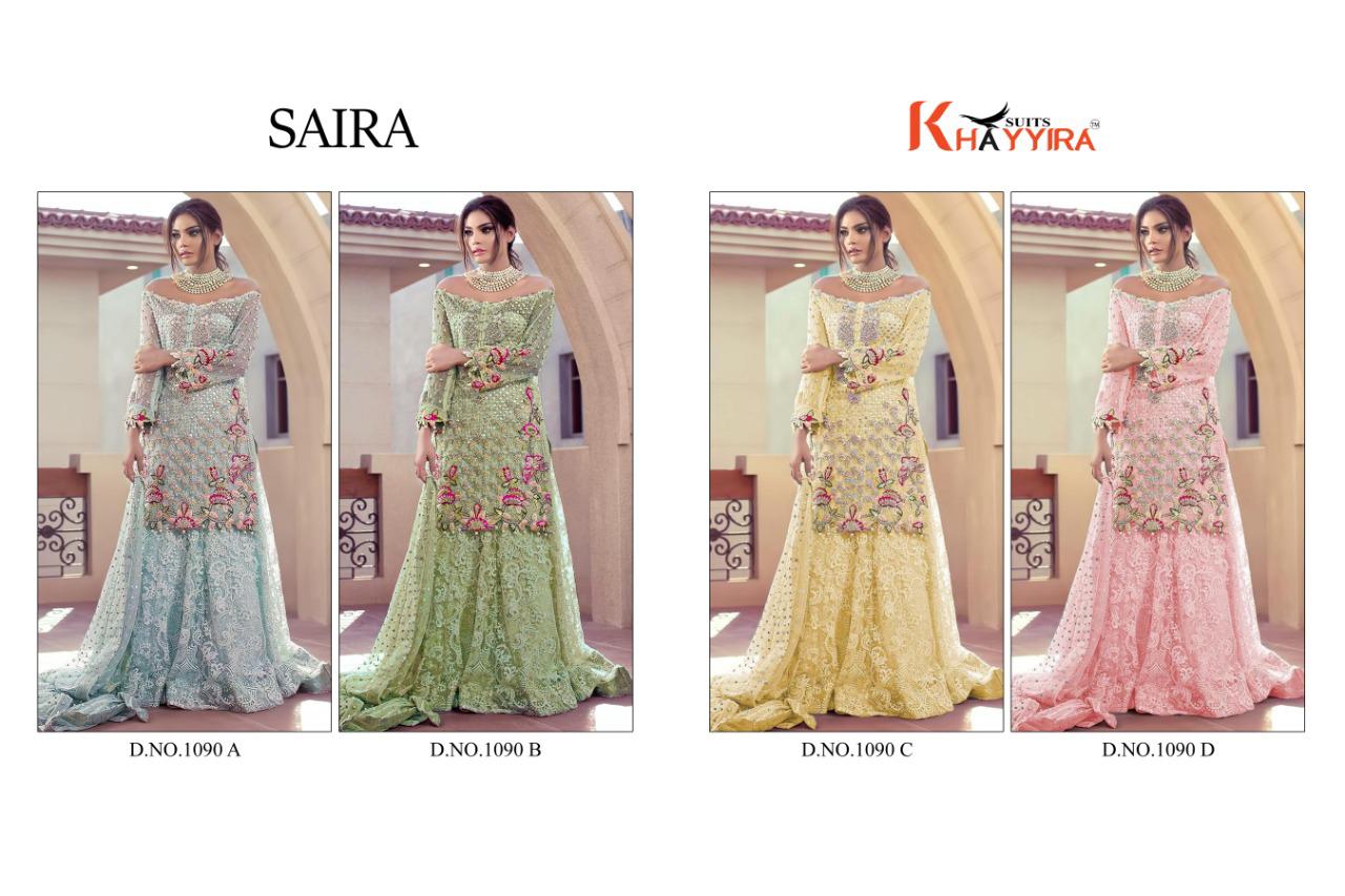Khayyira Suits Saira 1090 Colors