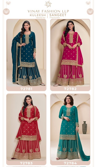 VINAY FASHION KULEESH SANGEET 72781-72784