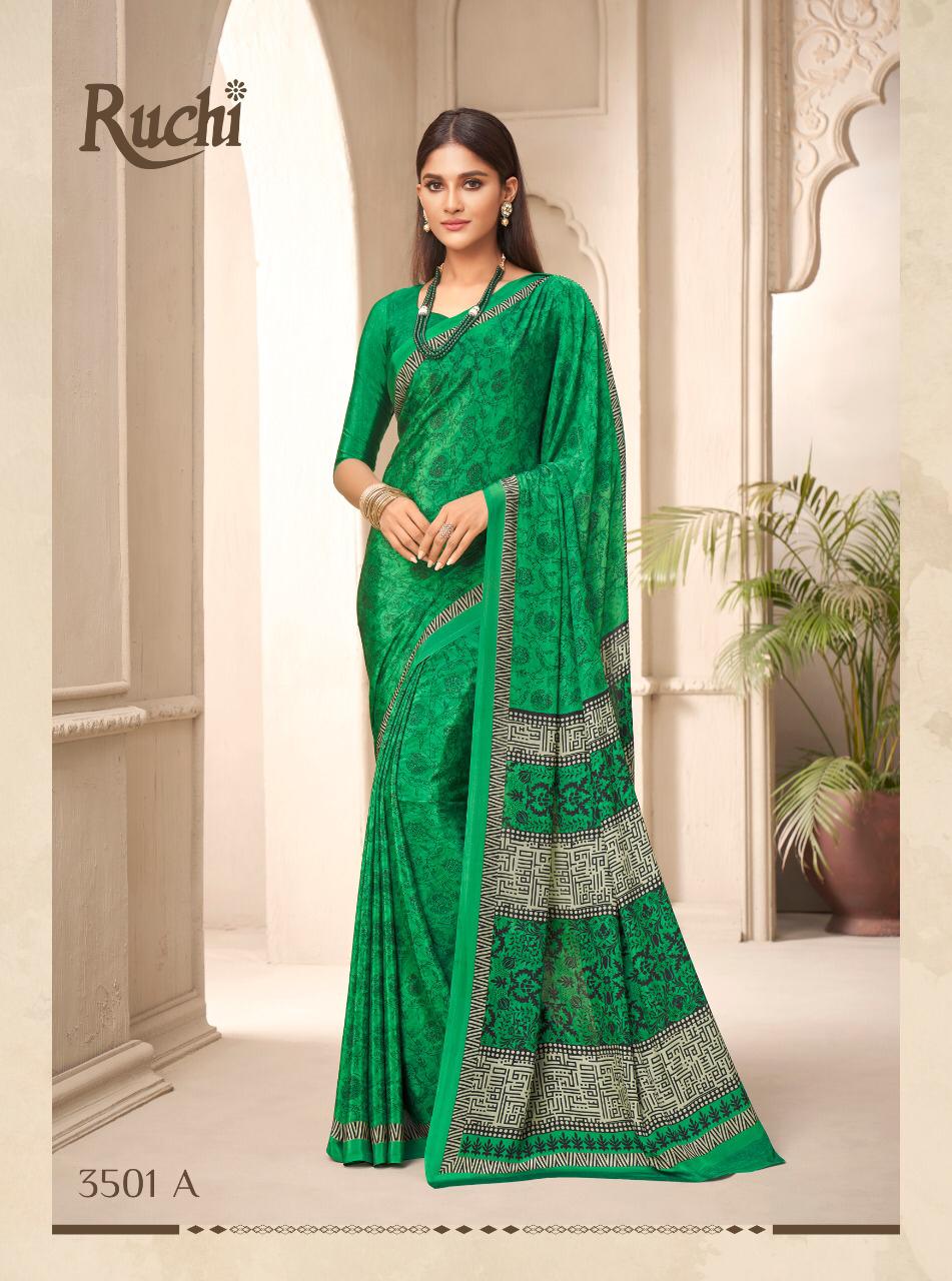Ruchi Saree Alvira Silk 3501-A