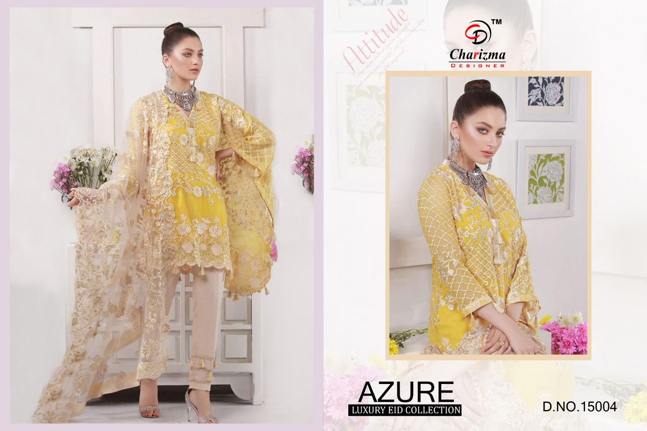 Charizma Designer Azure Luxury Eid Collection 15004