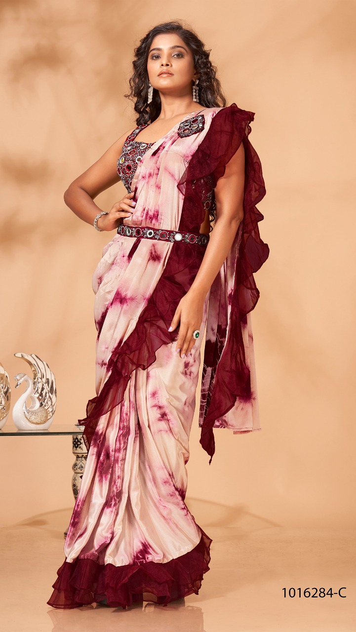 Aamoha Trendz Ready To Wear Designer Saree 1016284-C
