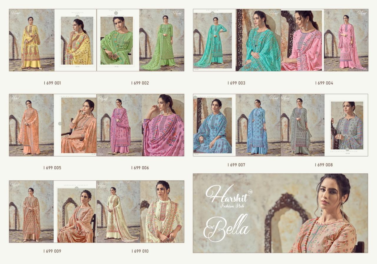 Harshit Fashion Bella 1699-001 to 1699-010 