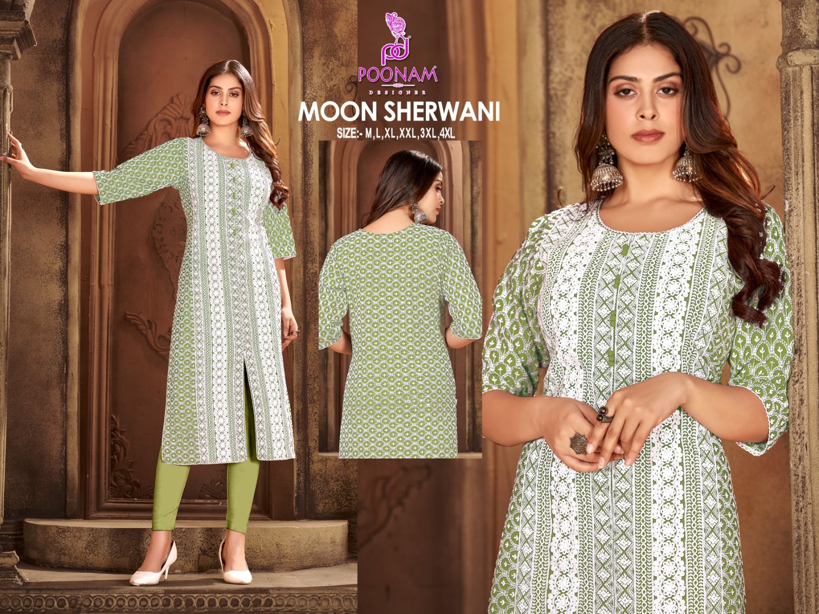 Poonam Designer Moon Sherwani 1002