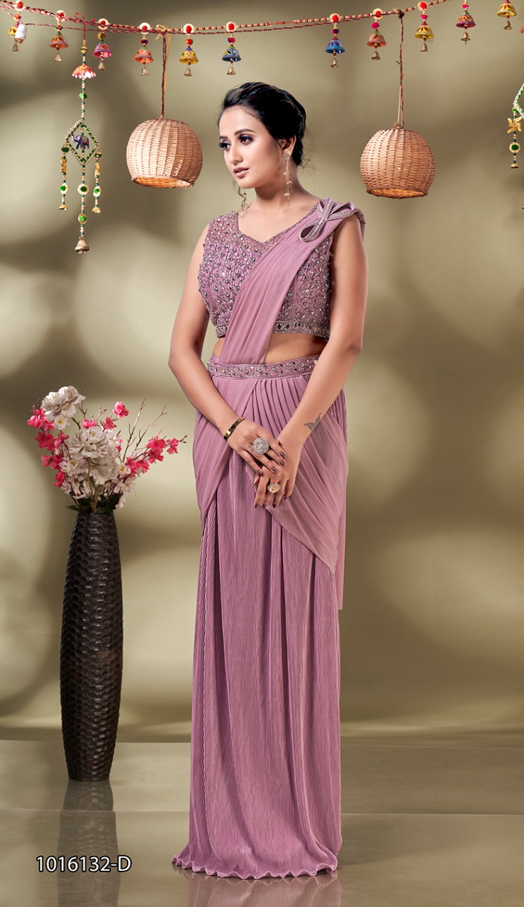 Aamoha Trendz Ready To Wear Designer Saree 1016132-D
