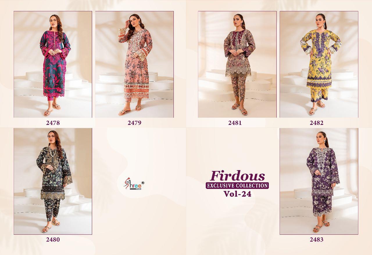 Shree Fab Firdous Exclusive Collection 2478-2483