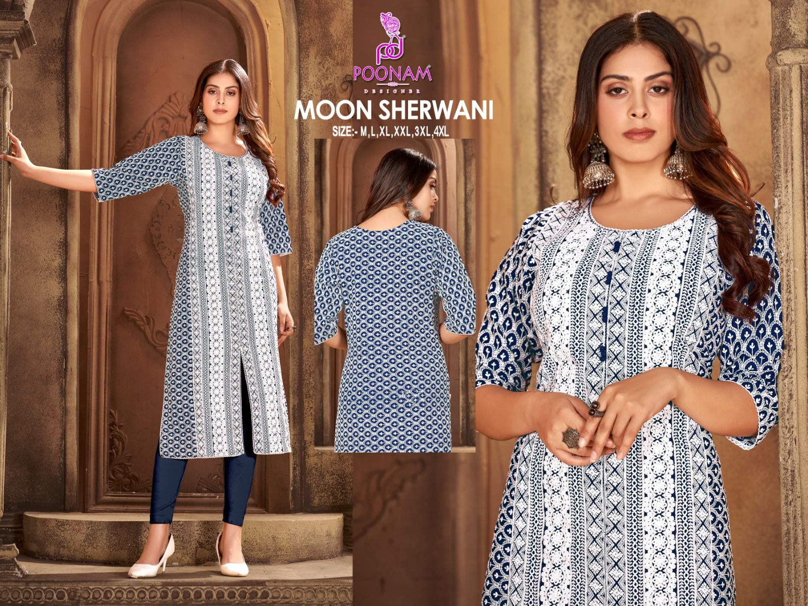 Poonam Designer Moon Sherwani 1001