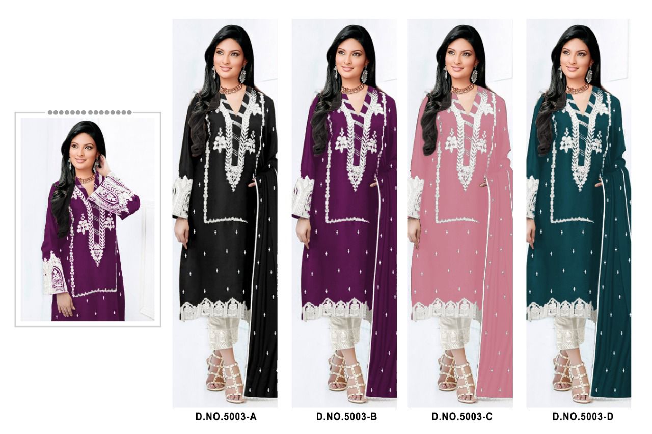 Agha Noor Ready Made Collection 5003 Colors 