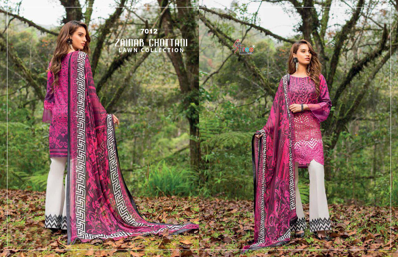 Shree Fabs Zainab Chottani Lawn Collection 7012