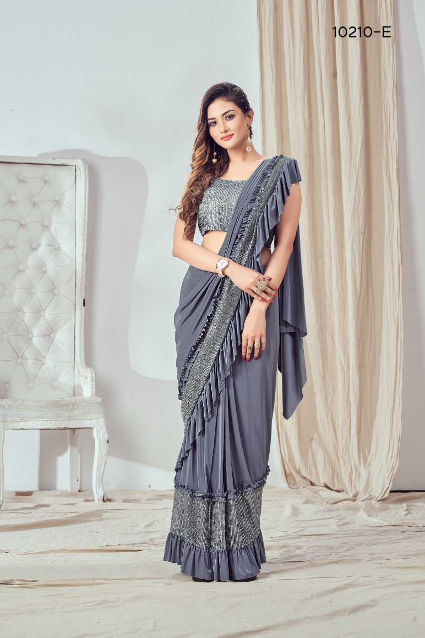 Aamoha Trendz Ready To Wear Designer Saree 10210-E