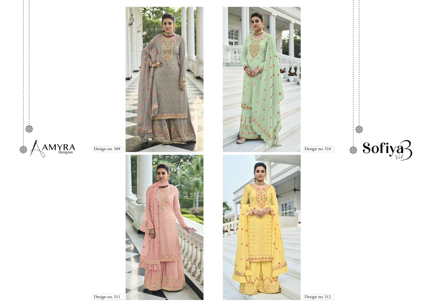 Aamyra Designer Sofiya 509-512
