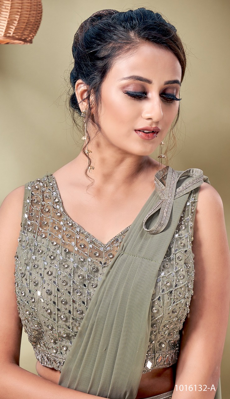 Aamoha Trendz Ready To Wear Designer Saree 1016132-A
