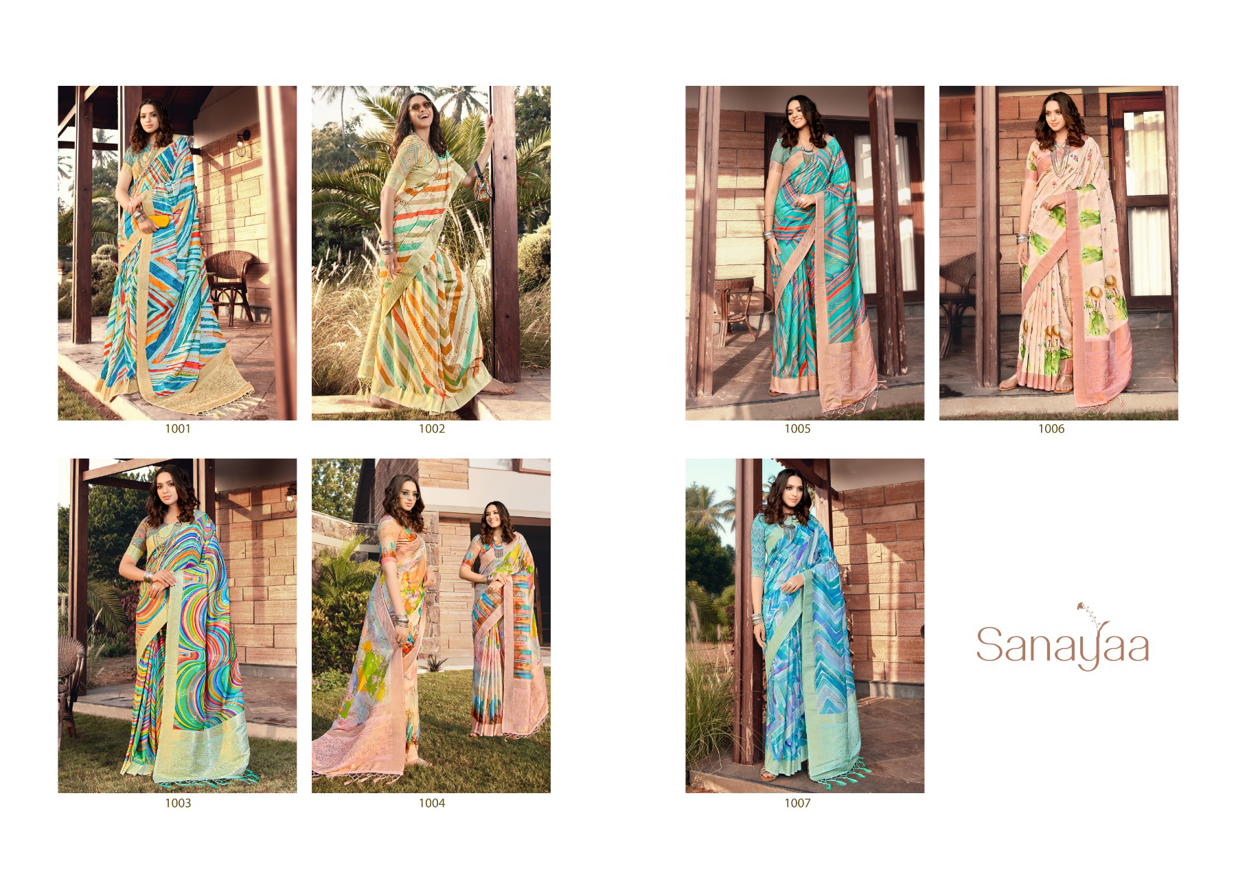 Rajyog Fabrics Sanayaa 1001-1007
