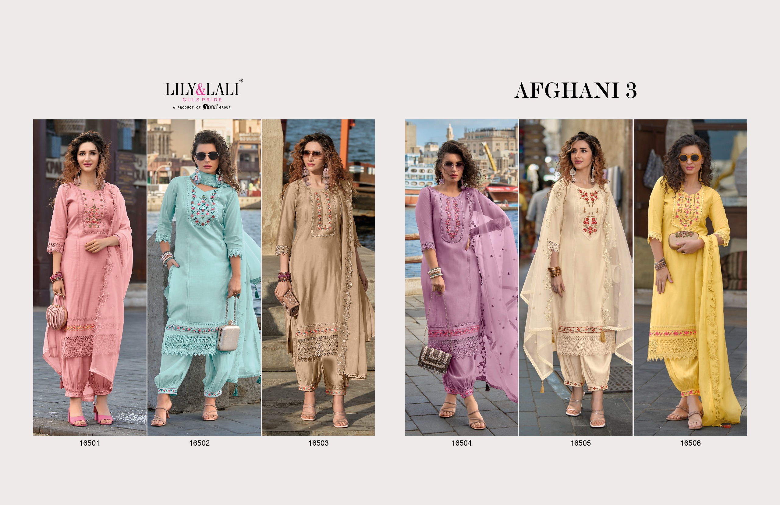 LILY & LALI AFGHANI-3 16501 TO 16506