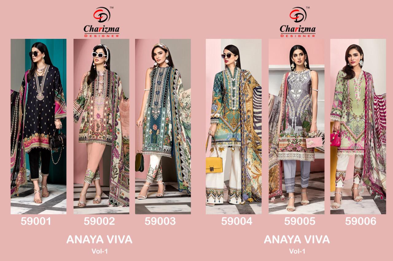 Charizma Designer Anaya Viva 59001-59006