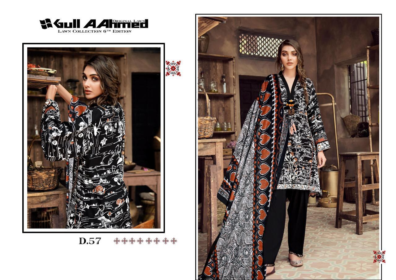 Gull Aahmed Lawn Collection D-57