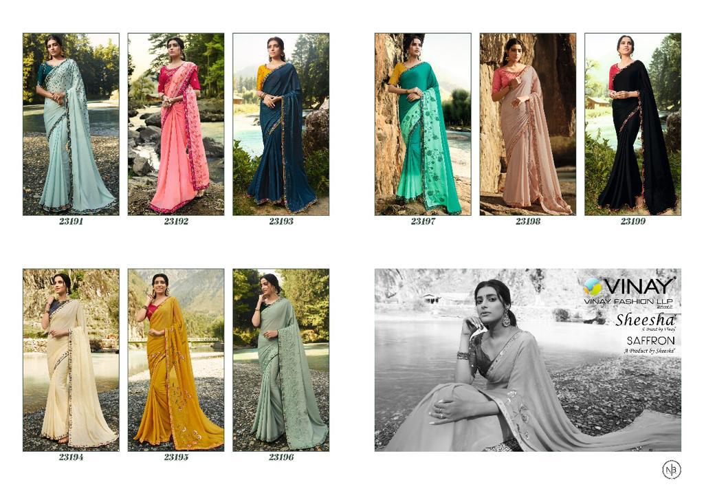 Vinay Fashion Kaseesh Sheesha Saffron 23191-23199