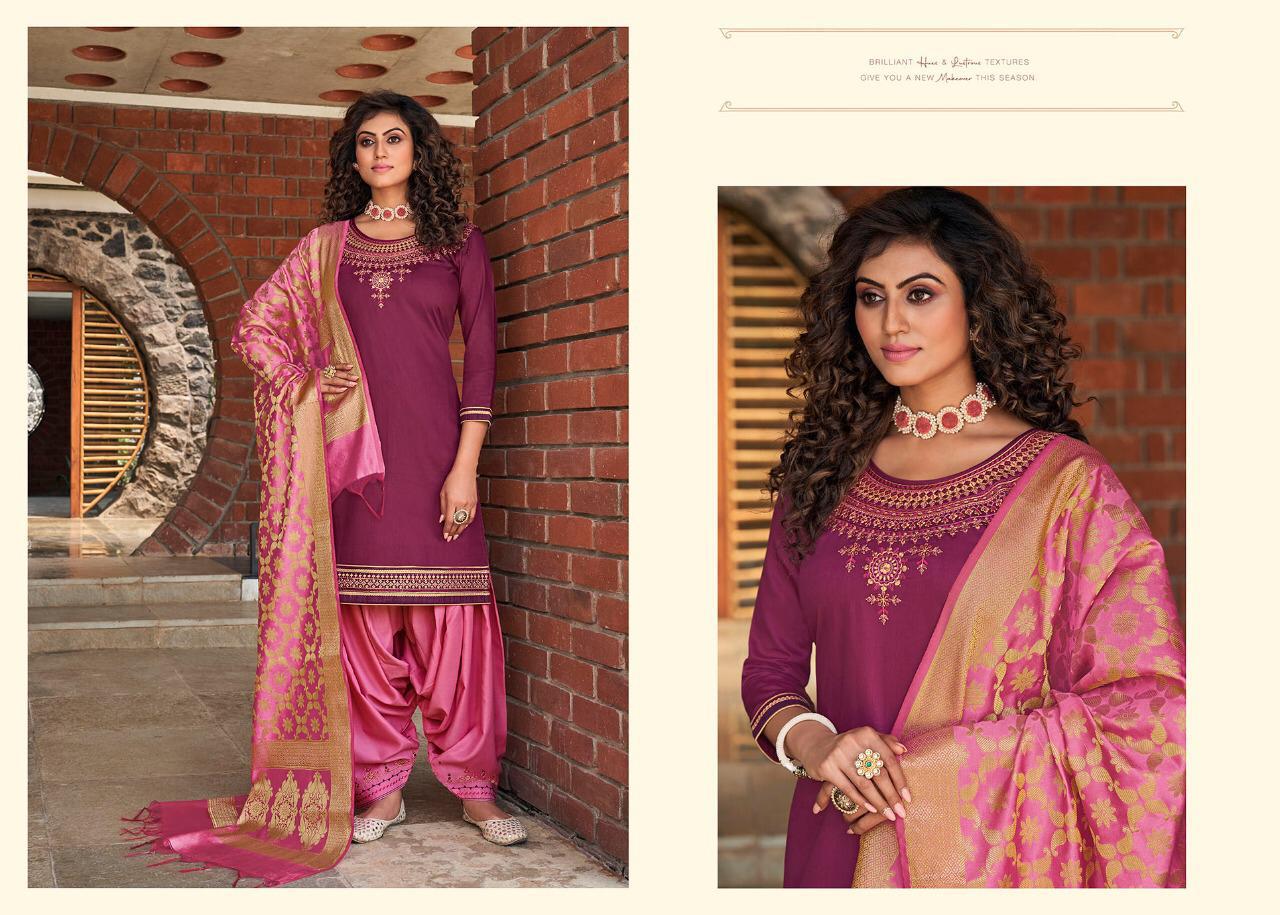 Kessi Fabrics Silk By Patiyala 4005
