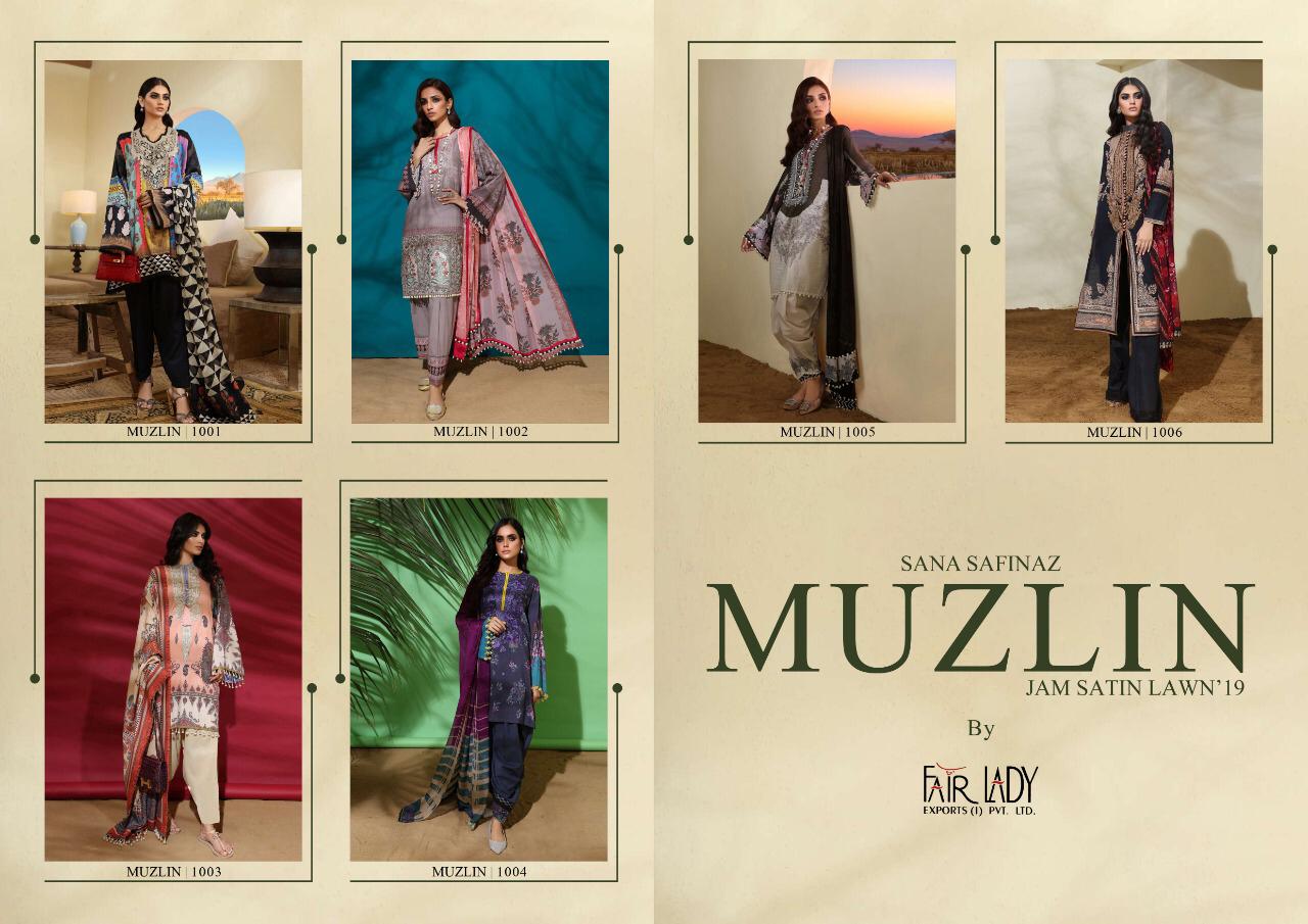Mumtaz Arts Fair Lady Muzlin SS1001-SS1006