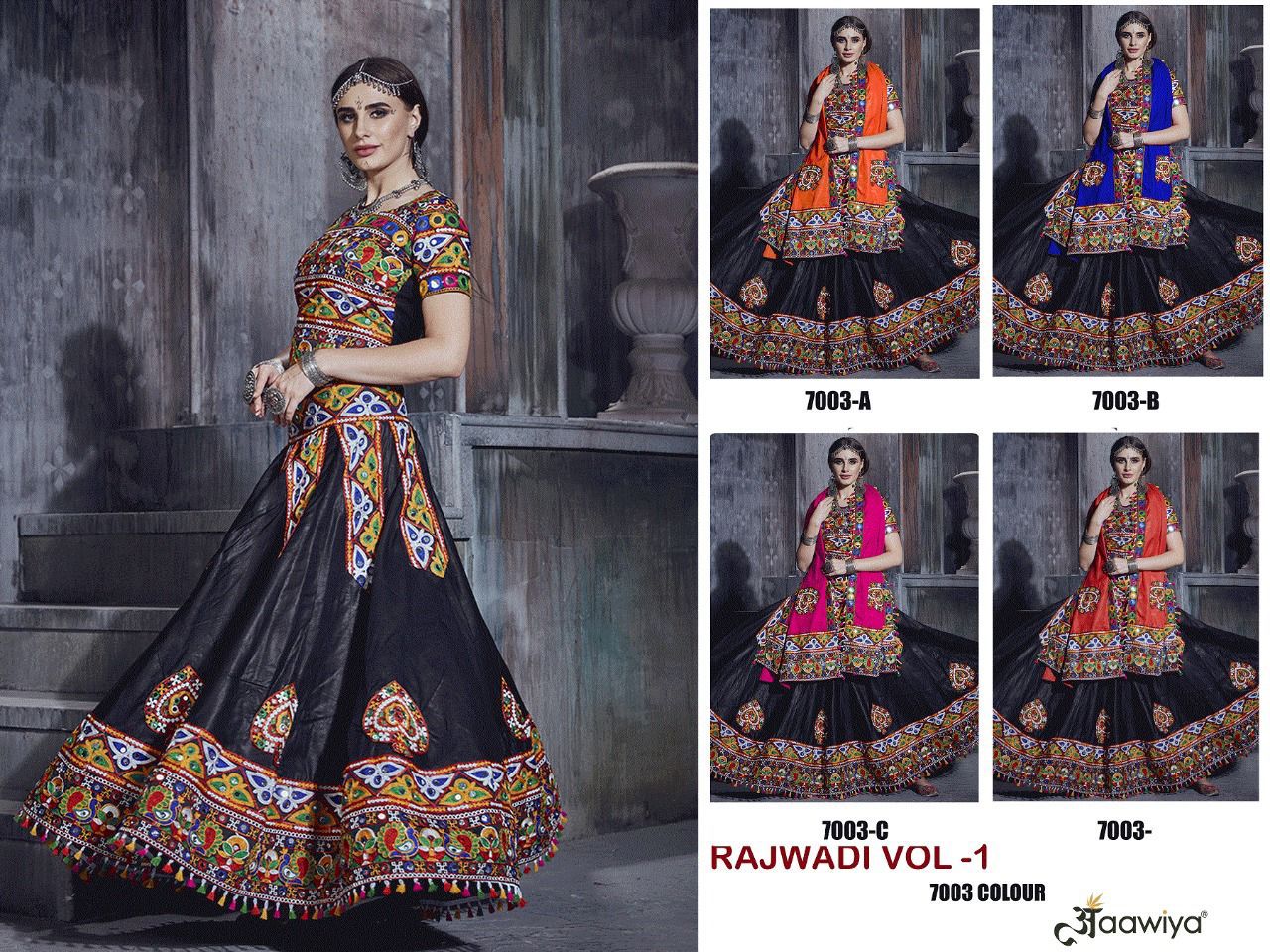 Aawiya Rajwadi 7003 Colors 