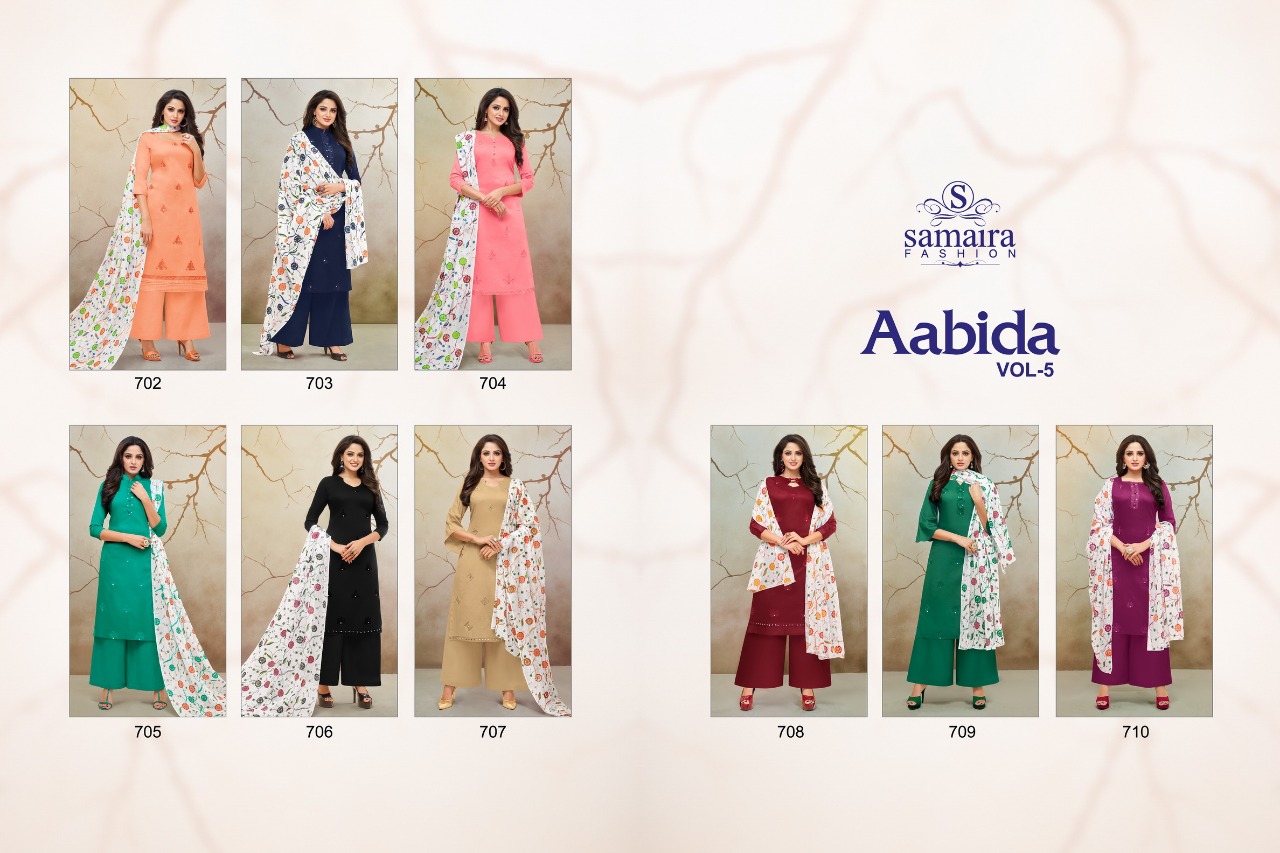 Samaira Fashion Abida 702-710