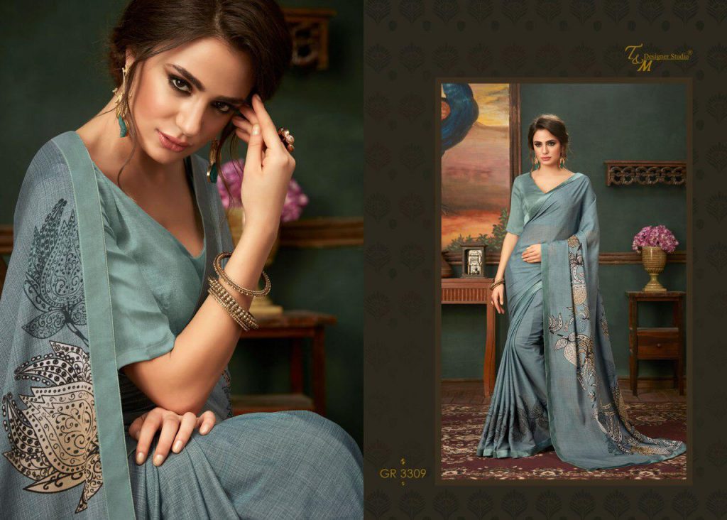 T&M Branded Saree for Women –