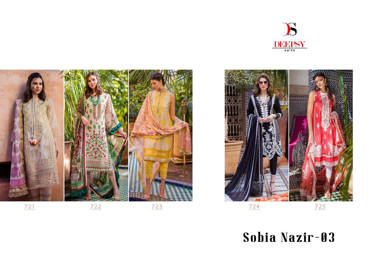 Deepsy Suits Sobia Nazir 721-725