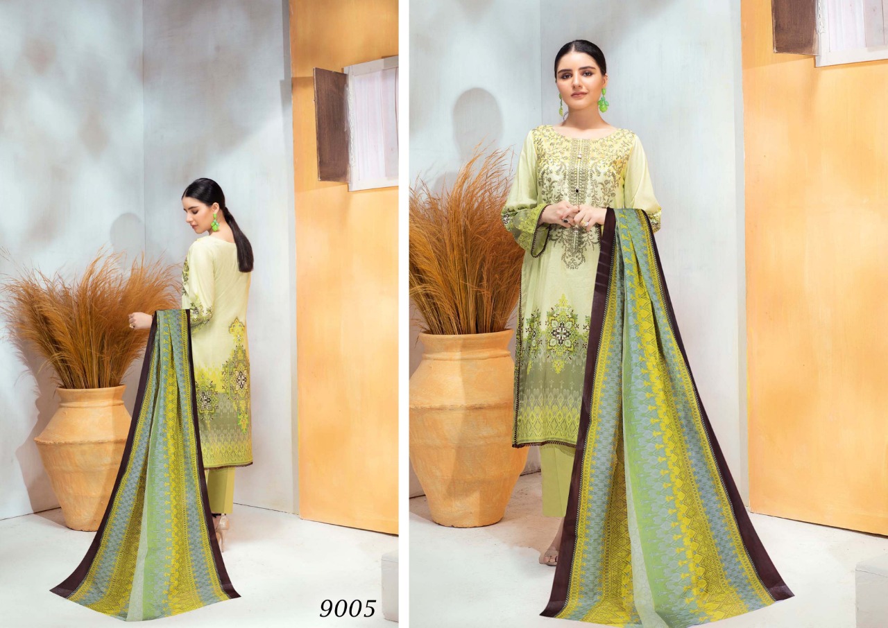 Sana Safinaz Luxury Lawn Collection 9005
