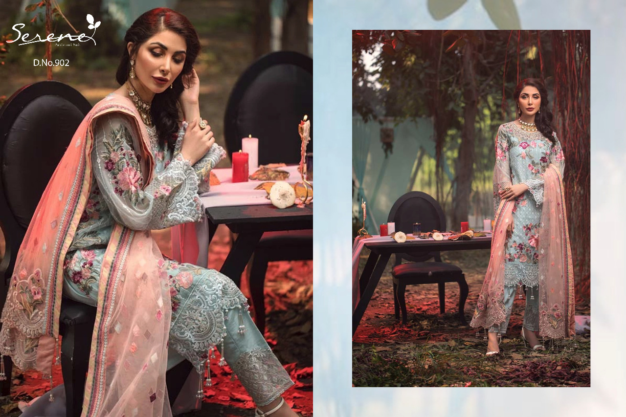 Serene Pakistani Suits Adan's Melody 902