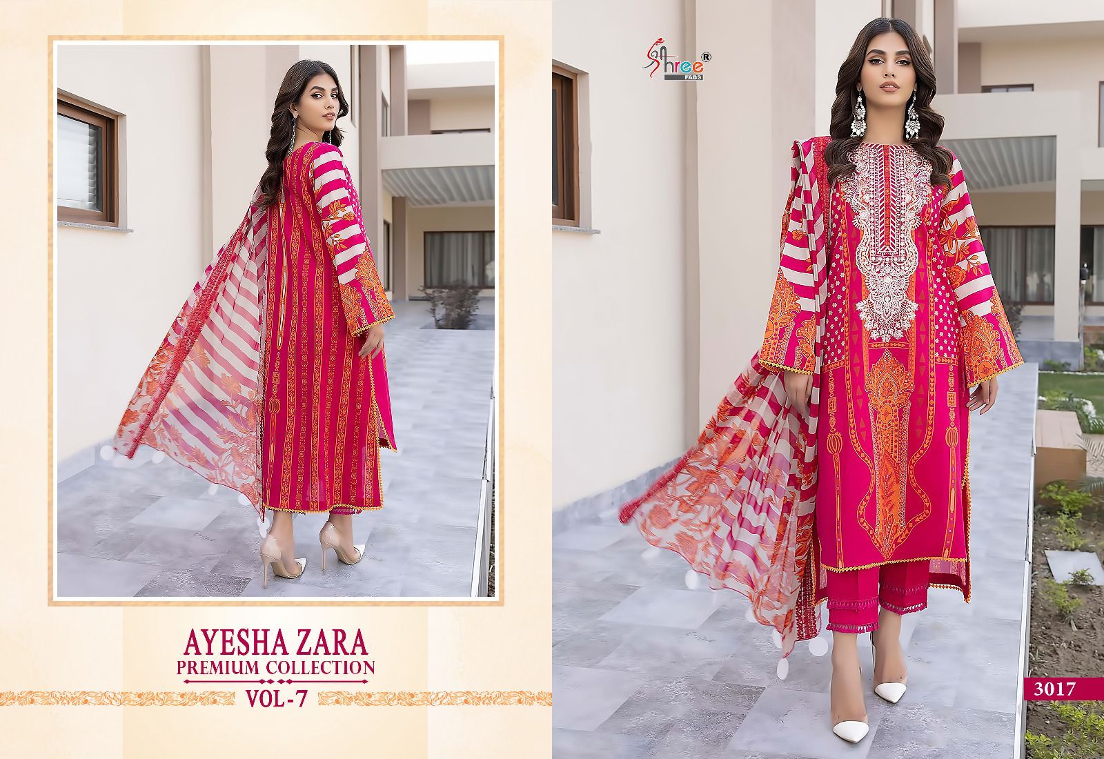Shree Fab Ayesha Zara Premium Collection 3017