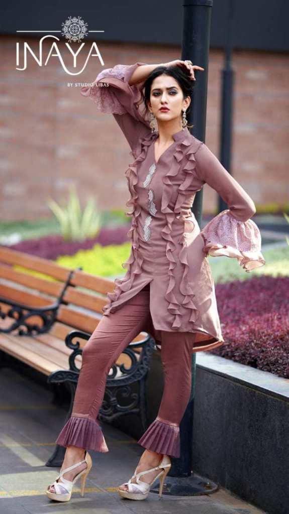 Inaya By Studio Libas Luxury Pret Collection Pink